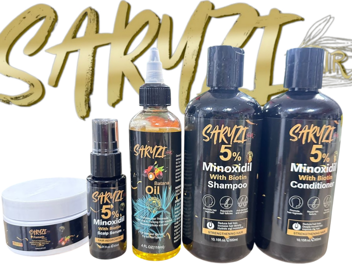 SARYZI hair growth... (Minoxidil 5% with Biotin for Men's and Women's Hair Regrowth)