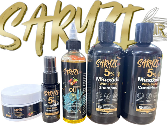 SARYZI hair growth... (Minoxidil 5% with Biotin for Men's and Women's Hair Regrowth)